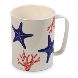 Κύππελο με Χέρι Πλαστικό με Ντεκόρ 400ml