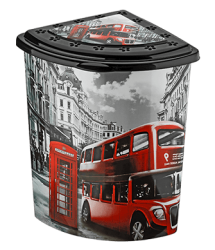 Καλάθι Απλύτων Γωνιακό Decor