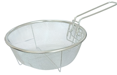 Καλάθι Φρυτέζας Keystone με Αποσπώμενη Λαβή Inox 24cm