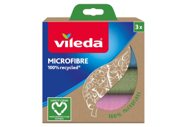 Πανάκι Microfiber Recycled Vileda 3 τεμ.