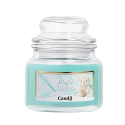 Κερί Αρωματικό "Pure Linen" σε Γυάλινο Βαζάκι 100gr