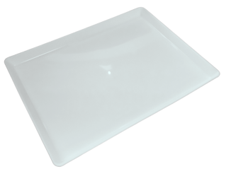 Δίσκος Λευκός Κρεοπωλείου 43x33x2 cm