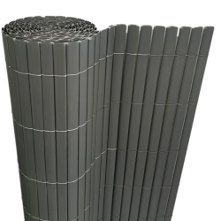 Φράχτης Πλαστικός Διπλής Όψεως Ανθρακί 1x3m