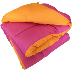 Πάπλωμα Microfiber Δίχρωμο Υπέρδιπλο 220x240cm