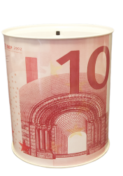 Κουμπαράς Μεταλλικός Decor Μεγάλος Ø11 x h13cm