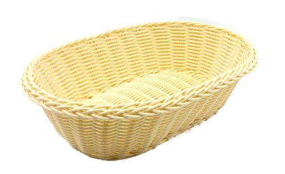 Ψωμιέρα Rattan Οβάλ 24x16cm