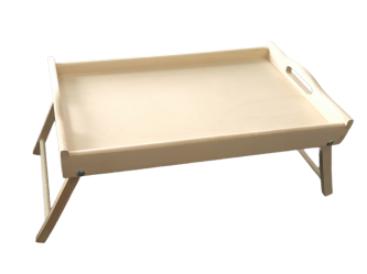 Δίσκος Πρωινού Ξύλινος με Πόδια 30x50x23h cm