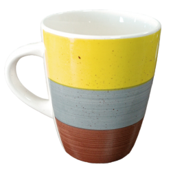 Κούπα MARVA Ριγέ Τετράχρωμη 350ml