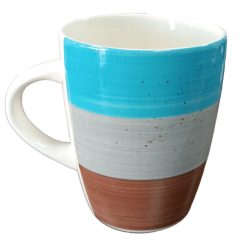 Κούπα MARVA Ριγέ Τετράχρωμη 350ml